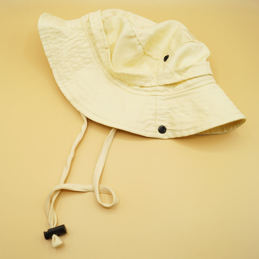 a tan safari hat