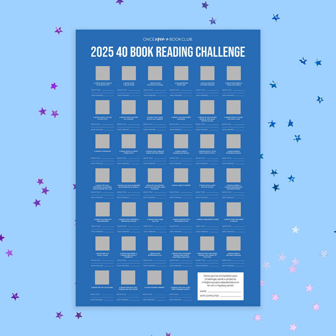 2025, 40 Books Reading Challenge Poster (Sold Out)