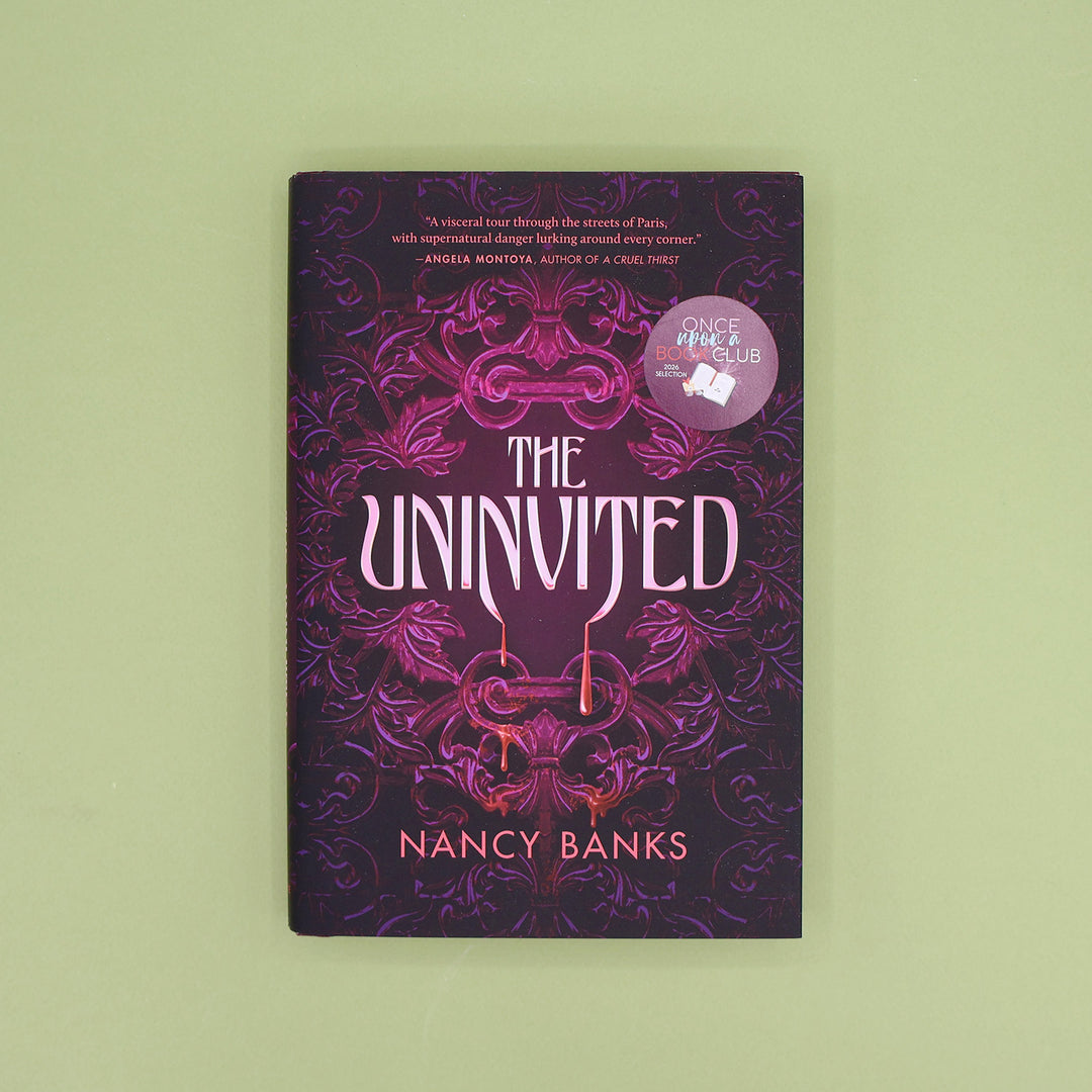 Book cover of 'The Uninvited' by Nancy Banks on a green background
