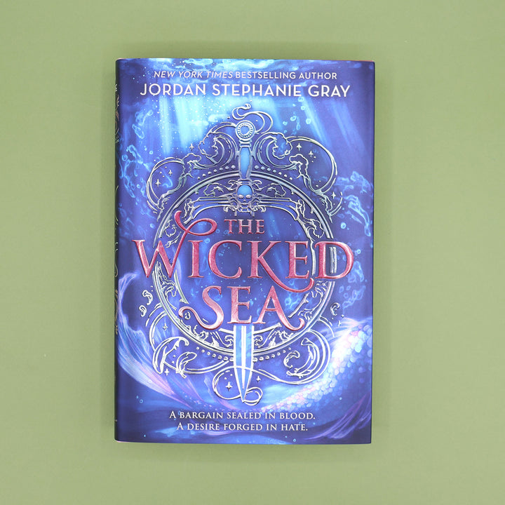 Book cover of 'The Wicked Sea' by Jordan Stephanie Gray on a green background