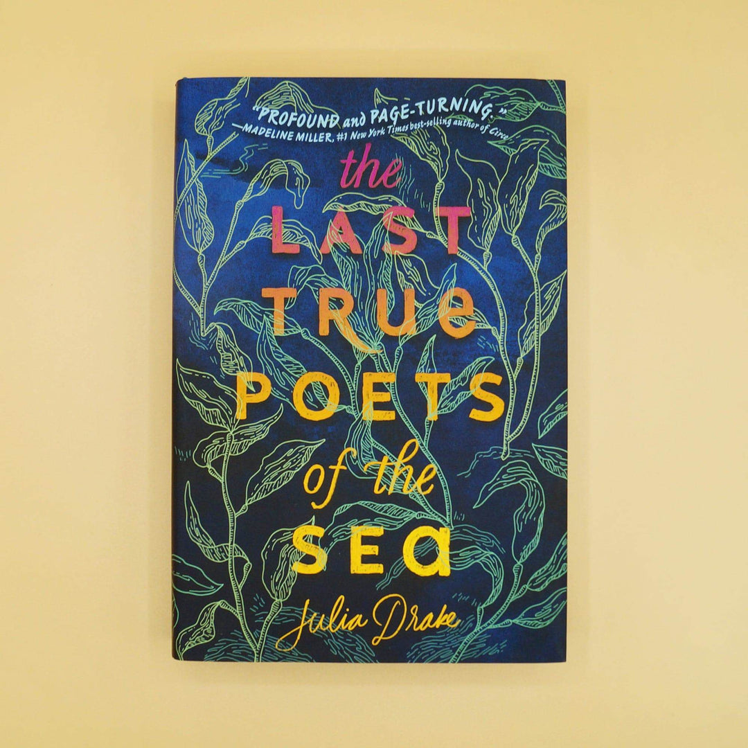 a hardcover edition of The Last True Poets of the Sea 